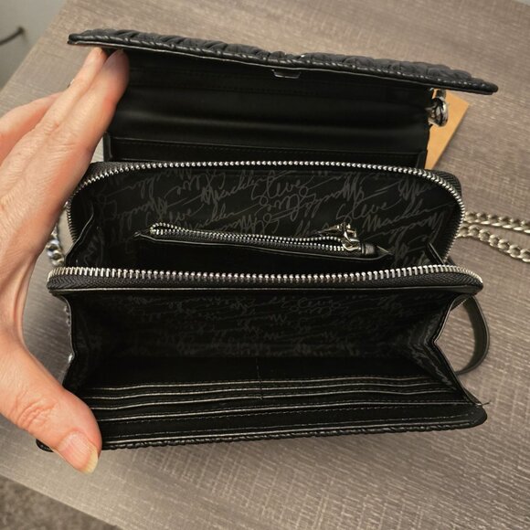 Steve Madden Chain Crossbody Black NWT - Picture 4 of 7